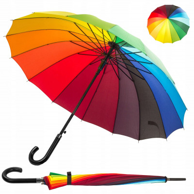 Зонтик-трость Радуга Большой 97см