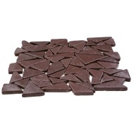 Каменная мозаика MS-TRI МРАМОР красный треугольный