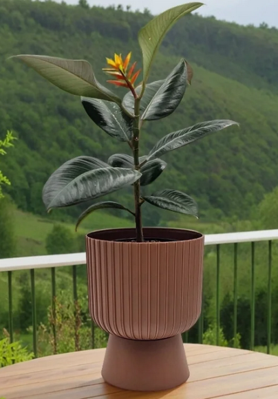 Горшок вазон Бекер 4,6лит Терракот D-20,5см